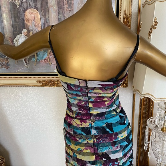 BCBGMaxAzria Dharma Dark Iris Combo Dress - Picture 9 of 14